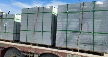 河源 芝麻白花岗岩地铺石装车日常