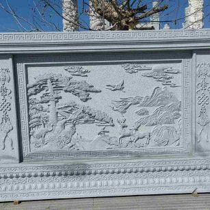河源 芝麻白大型照壁，屏风，影壁