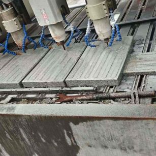 河源 芝麻白花岗岩荔枝面盲道雕刻