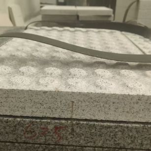 河源 芝麻白花岗岩6.0公分荔枝面五轴加工雕刻盲点