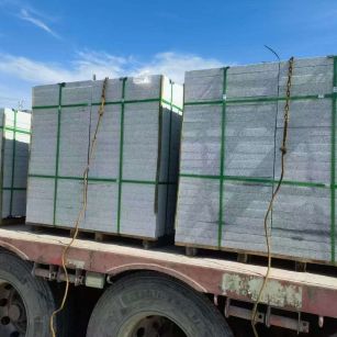 河源 芝麻白花岗岩地铺石装车日常