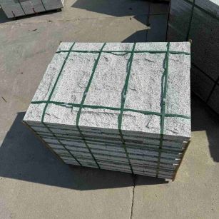 河源 白麻花岗岩石材自然面蘑菇石成品