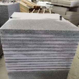 河源 芝麻白5公分火烧地铺成品，900*400，规格可定制