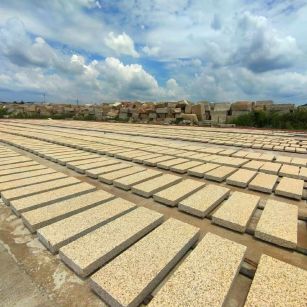河源 黄金麻荔枝面花岗岩石材地铺石防护中