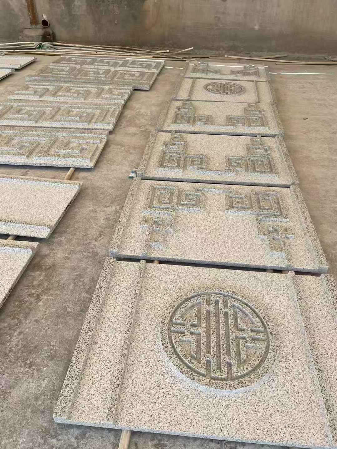 河源 白麻花岗岩外墙立面雕刻板