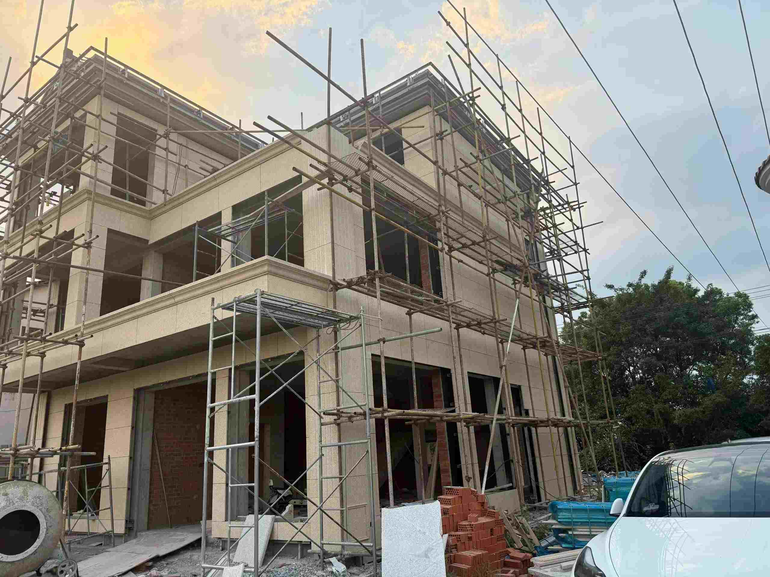 河源 黄金麻荔枝面花岗岩外墙干挂