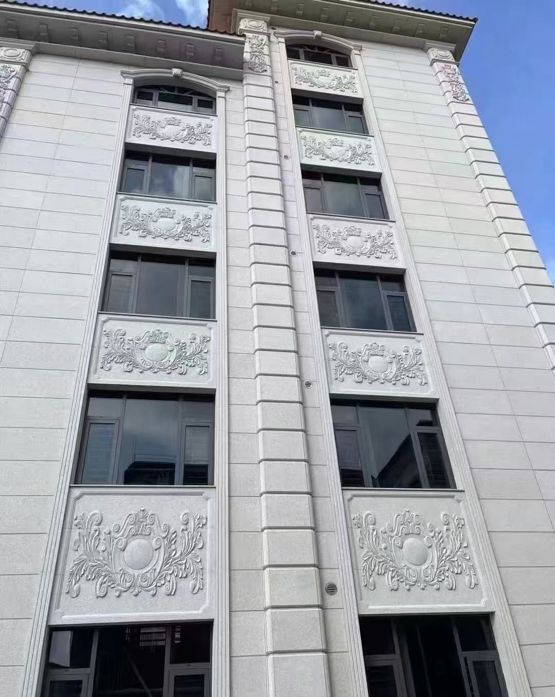 河源 白麻荔枝面花岗岩别墅外墙干挂