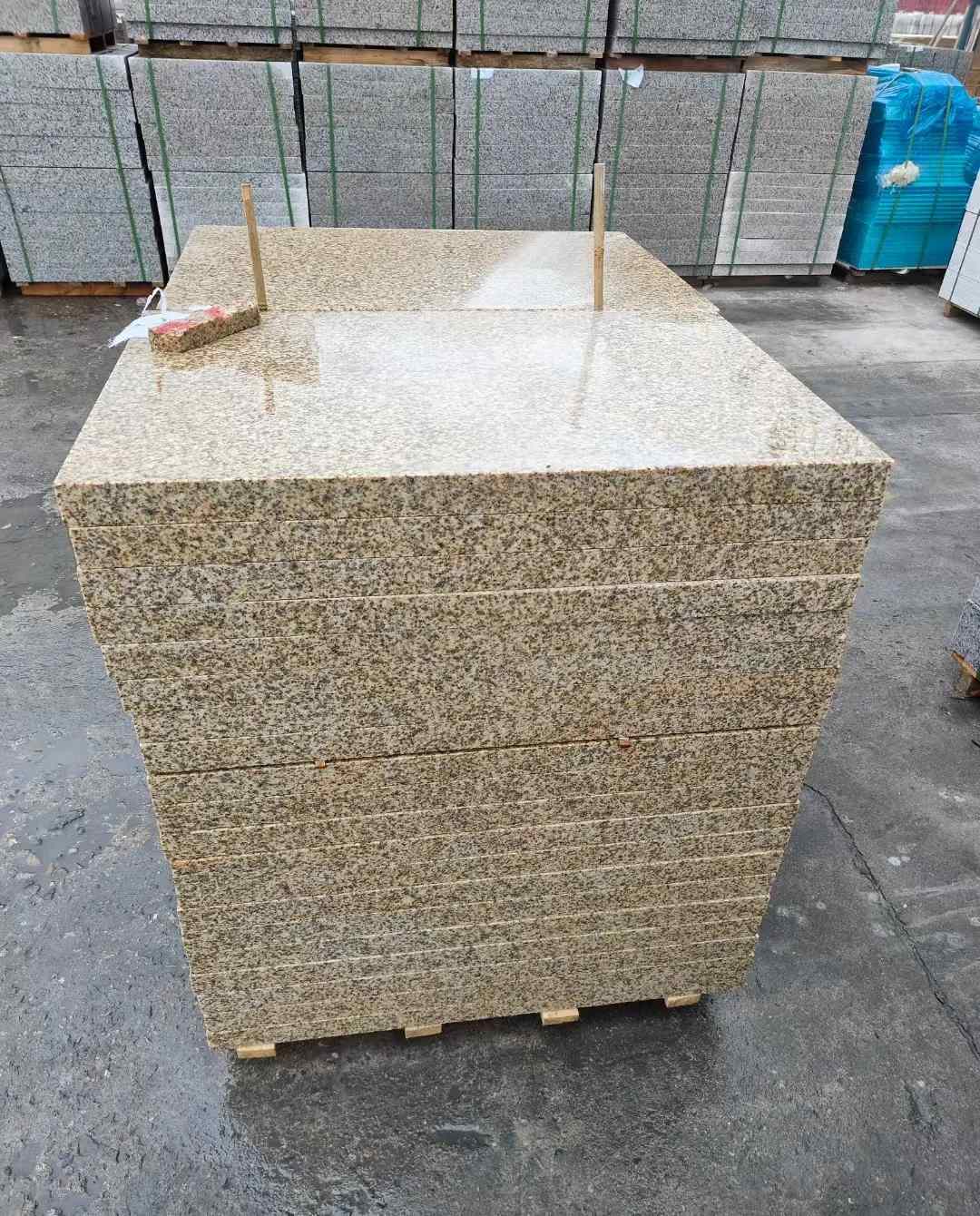 河源 湖北黄金麻花岗岩石材荔枝面外墙石材