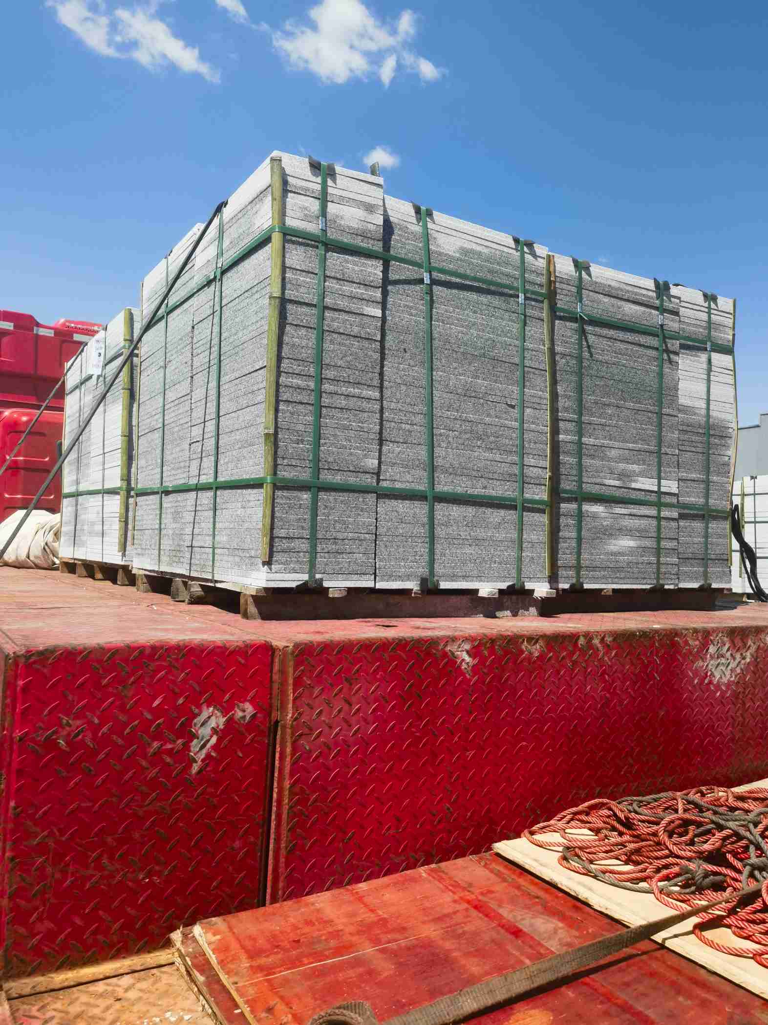 河源 芝麻白火烧规格板地铺石300*600/600*600