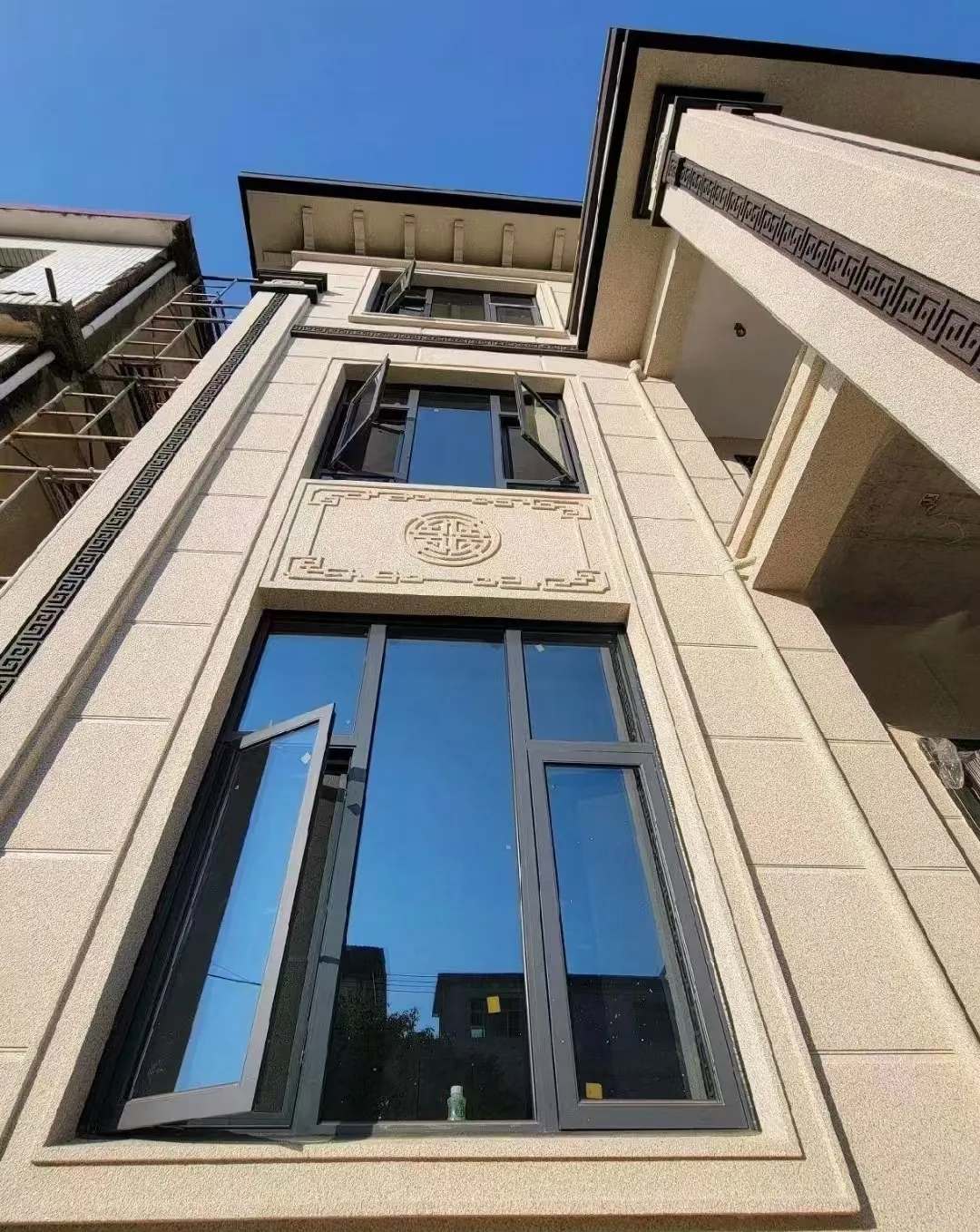 河源 黄金麻荔枝面别墅外墙干挂效果展示