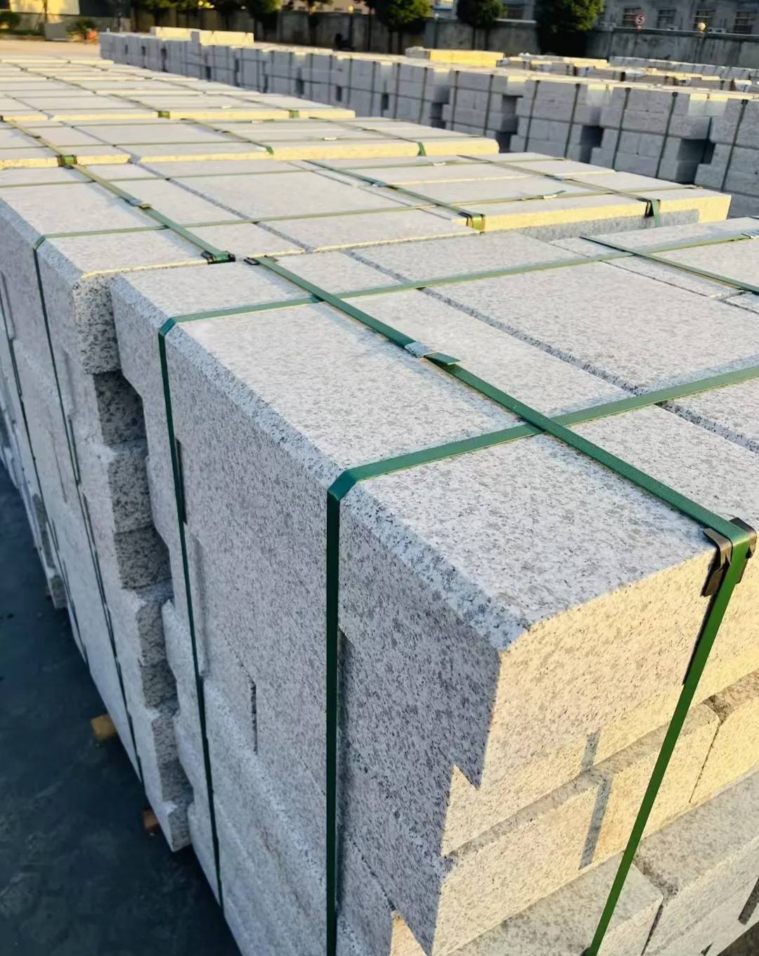 河源 白麻花岗岩路沿石，马路牙子，路缘石，平石，立缘石等