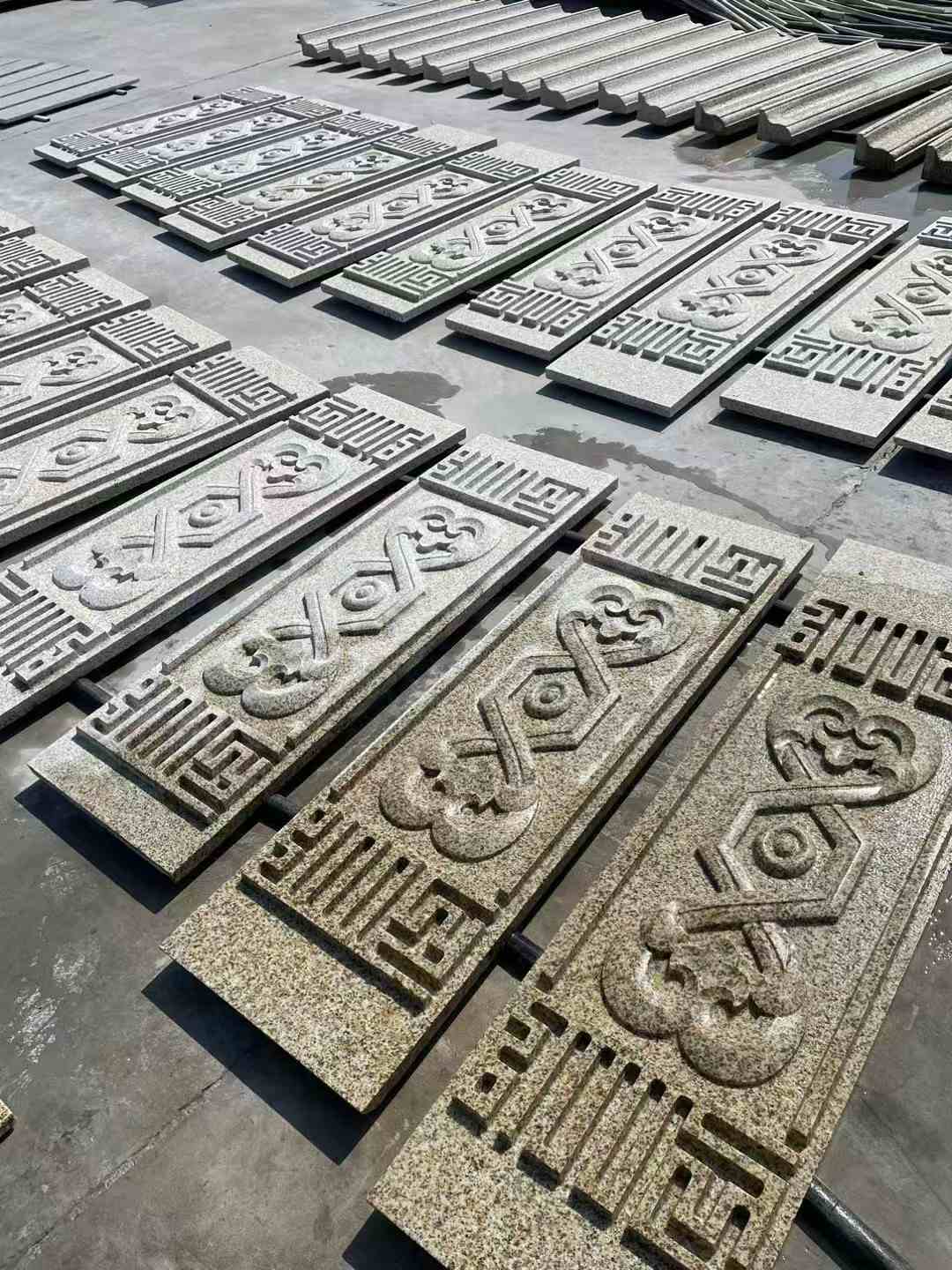 河源 黄金麻花岗岩外墙雕刻板